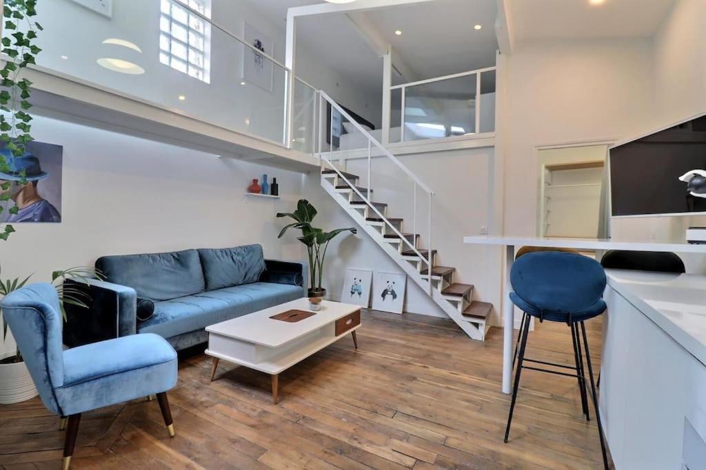 Unique Loft Apartment Located 15 Minutes From The Champs Elysees Saint-Ouen  Esterno foto