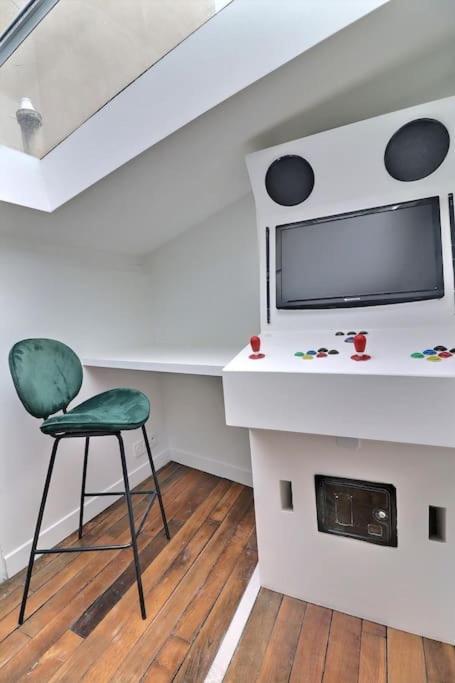 Unique Loft Apartment Located 15 Minutes From The Champs Elysees Saint-Ouen  Esterno foto